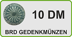 Deutschland 10 DM Gedenkmünzen